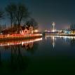 Christmas lights in the lagoons